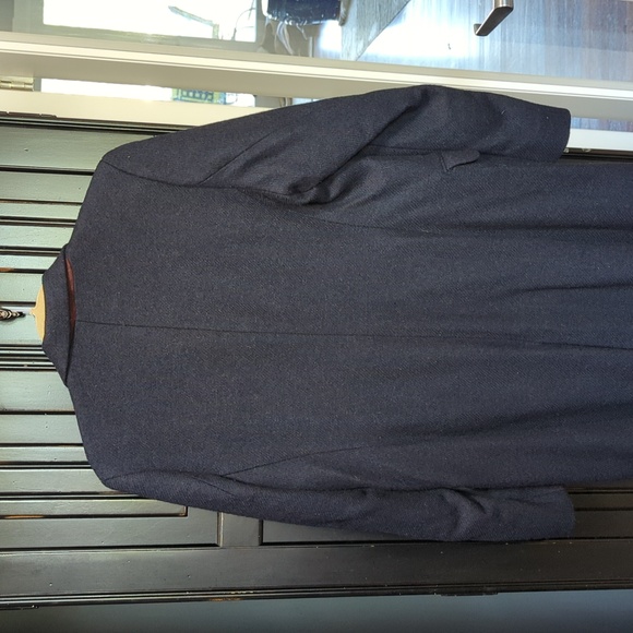 Uniqlo x ines de la fressange wool overcoat L navy - Picture 4 of 12